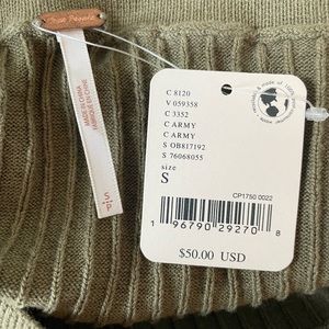 Free People High Line MIDI Skirt in Army green - NWT - never worn